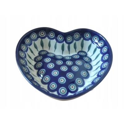 Półmisek serce 19 19cm CERAMIKA BOLESŁAWIEC 56