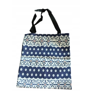 Torba na zakupy wzór Bolesławiec kwiat/2