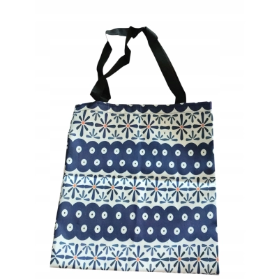 Torba na zakupy wzór Bolesławiec kwiat/2