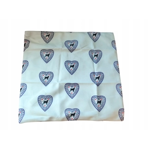 Poszewka na poduszkę 40*40 na wzór ceramika Bolesławiec pies