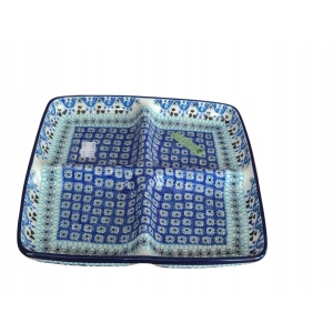 Półmisek dzielony B40 24cm CERAMIKA BOLESŁAWIEC 1026