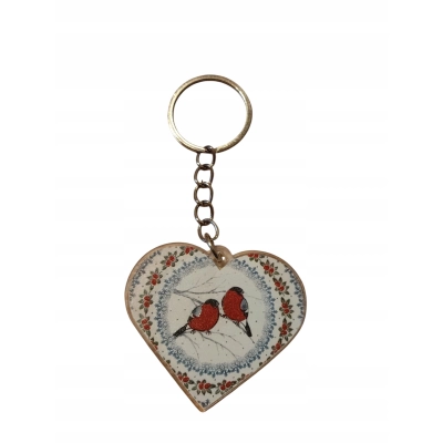 Brelok do kluczy serce 162 na wzór Bolesławiec 222