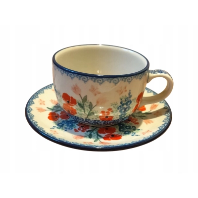 Filiżanka ze spodkiem 768 Ceramika Bolesławiec 3220