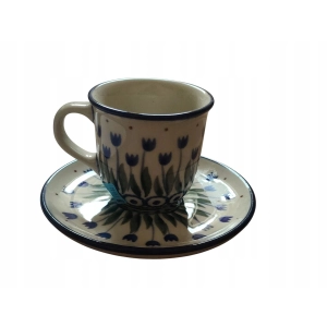 Filiżanka ze spodkiem B10 Ceramika Bolesławiec 490A