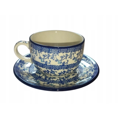 Filiżanka ze spodkiem 768 Ceramika Bolesławiec 1952