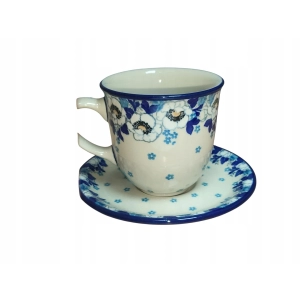 Filiżanka ze spodkiem 773 300ml Ceramika Bolesławiec 2222