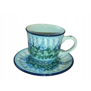 Filiżanka ze spodkiem 200ml B66 Ceramika Bolesławiec 3300