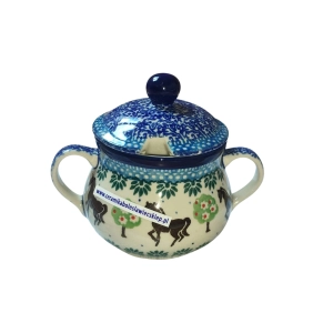 Cukiernica koty 35 Ceramika Bolesławiec Artystyczna 200 ml 2256