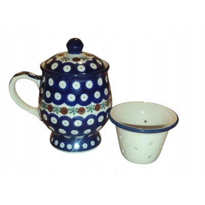 Kubek do ziół Ceramika Bolesławiec 136 250ml